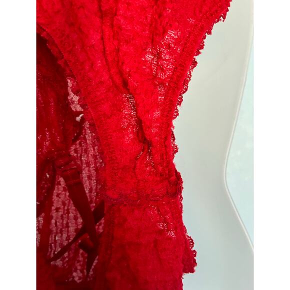 Vintage Andrea Kristoff For Escante Red Body Suit Small - Picture 6 of 9